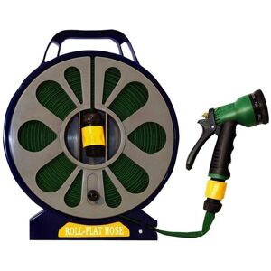 Green Blade 15m Flat Hose with Spray Nozzle