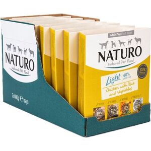 Naturo Adult Dog Light Chicken with Rice and Vegetables, 400g X7 Naturo Adult Dog Light Chicken with Rice and Vegetables, 400g X7