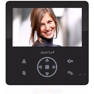 ESP Aperta Colour Video Door Entry Monitor with Record Facility - Black ESP Aperta Colour Video Door Entry Monitor with Record Facility - Black
