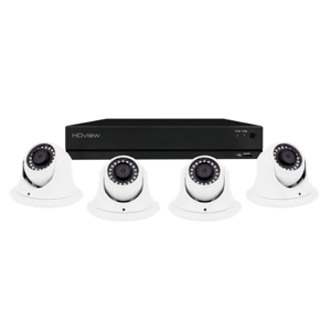 ESP 4 Channel Full HD 2TB CCTV System, 4 White Dome Cameras ESP 4 Channel Full HD 2TB CCTV System, 4 White Dome Cameras