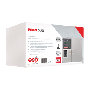 ESP 2 Zone Two Wire Conventional Fire Alarm Kit Grey ESP 2 Zone Two Wire Conventional Fire Alarm Kit Grey