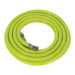 Sealey Air Hose High-Visibility 5m x Ø8mm with 1/4"BSP Unions Sealey Air Hose High-Visibility 5m x Ø8mm with 1/4"BSP Unions