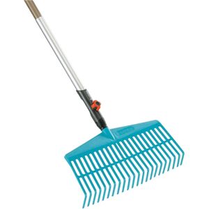 Gardena Combisystem Lawn Rake & 130cm Wooden Handle Gardena Combisystem Lawn Rake & 130cm Wooden Handle