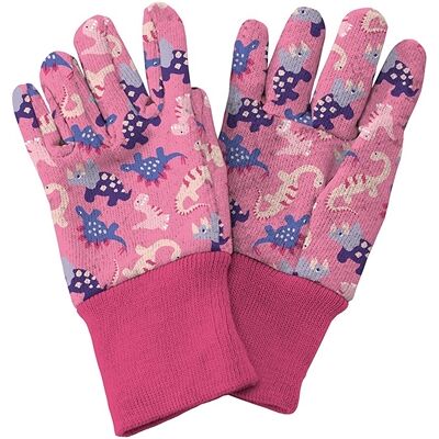 Kent & Stowe Pink Dinosaur Gardening Gloves Kent & Stowe Pink Dinosaur Gardening Gloves