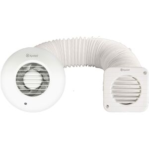Xpelair Simply Silent 100mm Shower Fan Complete with Round Grille