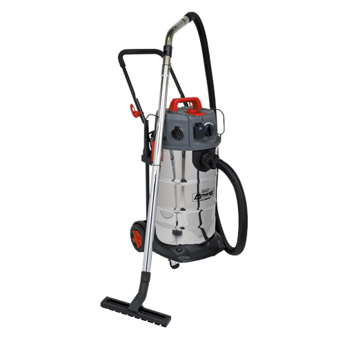 Sealey Vacuum Cleaner Industrial Dust-Free Wet/Dry 38L 1500W/230V Stainless Steel Drum M Class Filtration