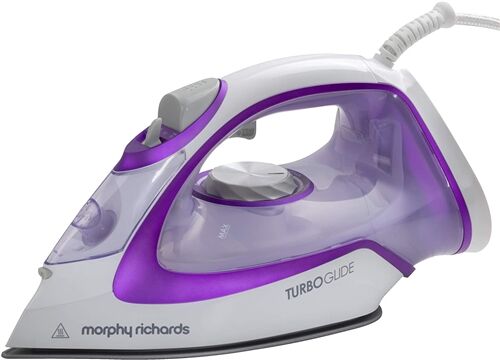 Morphy Richards 2800W Turbo Glide Steam Iron, Purple