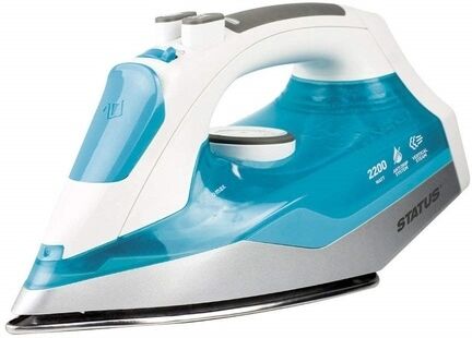 Status 2200W Steam Iron - Aqua