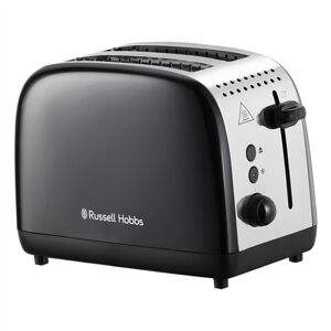 Russell Hobbs Stainless Steel 2 Slice Toaster - Black