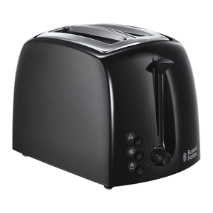 Russell Hobbs Textures 2 Slice Toaster - Black