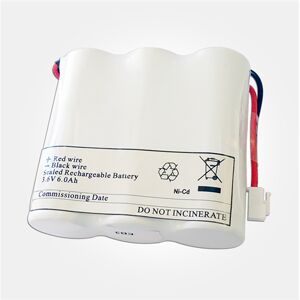 Eterna Ni-Cd 3.6V 6Ah Side-By-Side Battery Eterna Ni-Cd 3.6V 6Ah Side-By-Side Battery
