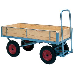 Heavy Duty Turntable Truck with timber platforms - Length 1600mm