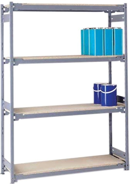 Widespan Shelving Starter Bay - 1830 x 1220 x 1220mm - 4 Chipboard Shelves