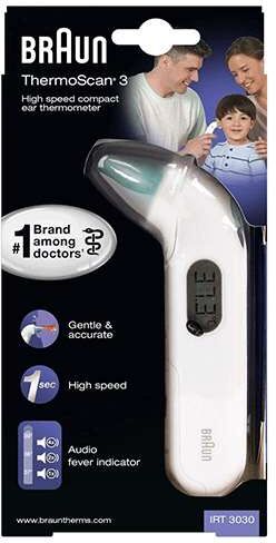 Braun ThermoScan 3 Ear Thermometer IRT3030
