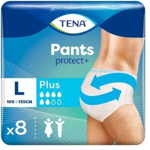 Tena Pants Plus Large 8 Tena Pants Plus Large 8