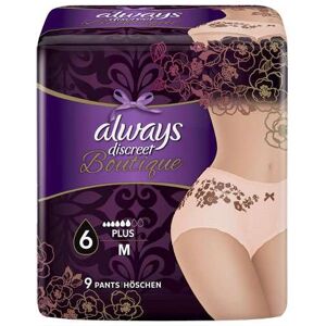 Always Discreet Boutique Incontinence Pants Plus Medium 9 Always Discreet Boutique Incontinence Pants Plus Medium 9