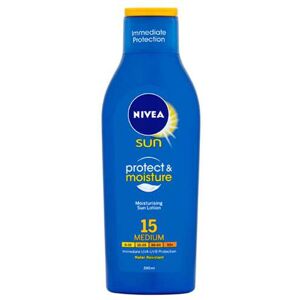 Nivea Sun Moisturising Sun Lotion 15 Medium 200ml Nivea Sun Moisturising Sun Lotion 15 Medium 200ml