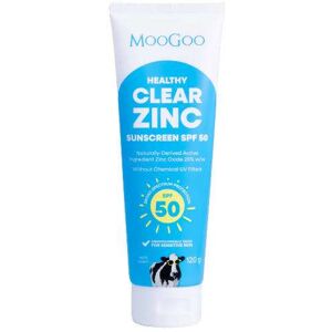 Moogoo Healthy Clear Zinc Sunscreen SPF 50 120g Moogoo Healthy Clear Zinc Sunscreen SPF 50 120g