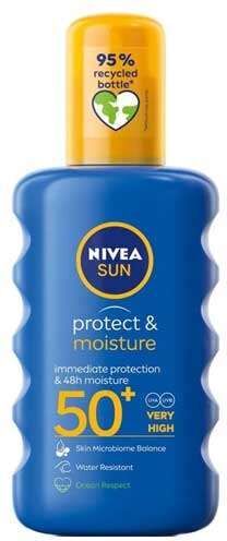 Nivea Sun Protect and Moisturise 50plus Sun Cream 200ml