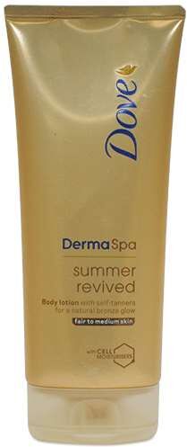 Dove DermaSpa Summer Revived Self Tanning Lotion Fair-Medium 200ml