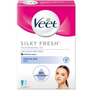 Veet Face Hair Removal Kit Sensitive 2 (50ml packs) Veet Face Hair Removal Kit Sensitive 2 (50ml packs)