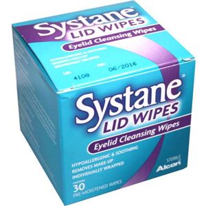 Systane Hypoallergenic Eyelid Cleansing Wipes - 30 Wipes Systane Hypoallergenic Eyelid Cleansing Wipes - 30 Wipes