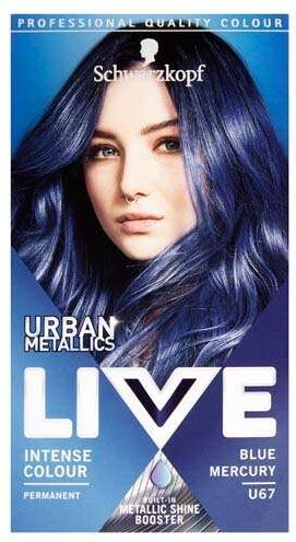 Schwarzkopf Live Urban Metallics - Blue Mercury U67