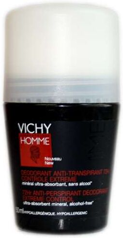 Vichy Homme Roll On Deodorant Sensitive 50ml