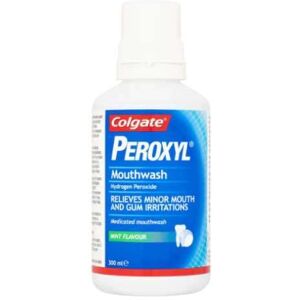 Colgate Peroxyl Hydrogen Peroxide Mouthwash 300ml