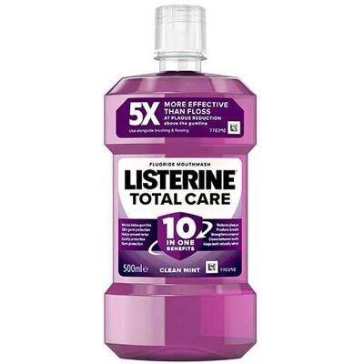 Listerine Total Care Mouthwash Clean Mint 500ml Listerine Total Care Mouthwash Clean Mint 500ml