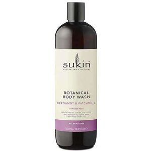 Sukin Botanical Body Wash - Bergamot and Patchouli 500ml Sukin Botanical Body Wash - Bergamot and Patchouli 500ml