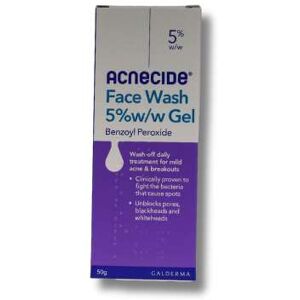 Acnecide Benzoyl Peroxide Face Wash - Acne Treatment Acnecide Benzoyl Peroxide Face Wash - Acne Treatment