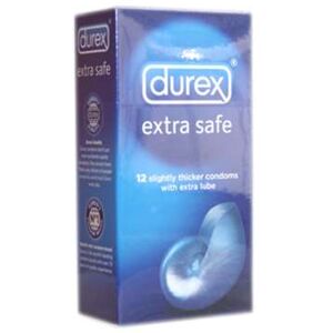 Durex Extra Safe Latex Condoms - Transparent, Thick, 12 Pack Durex Extra Safe Latex Condoms - Transparent, Thick, 12 Pack