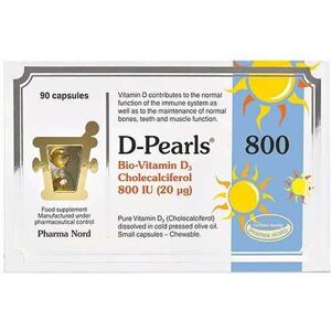 Pharma Nord D-Pearls Bio-Vitamin D3 800 IU - 90 Capsules Pharma Nord D-Pearls Bio-Vitamin D3 800 IU - 90 Capsules