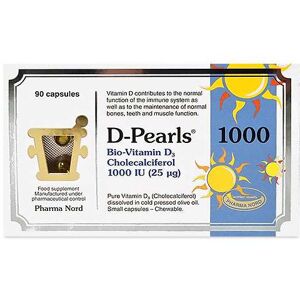 Pharma Nord D-Pearls Bio-Vitamin D3 1000 IU - 90 Capsules Pharma Nord D-Pearls Bio-Vitamin D3 1000 IU - 90 Capsules