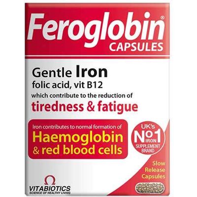 Vitabiotics Feroglobin B12 Capsules (30 pcs) Vitabiotics Feroglobin B12 Capsules (30 pcs)