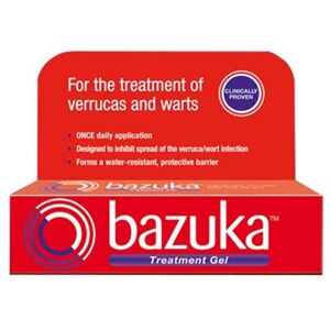 Bazuka Verrucas & Warts Treatment Gel 6g RED