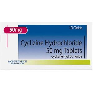 Teva Cyclizine Hydrochloride 50mg 100 Tablets