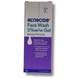 Acnecide Face Wash 5ww Gel 50g