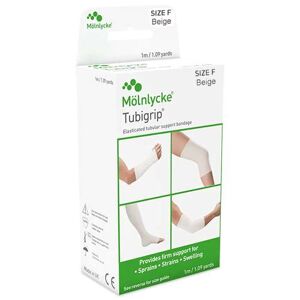 Molnlycke Tubigrip Support Bandage Size F in Beige 1m (1548)