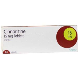 Teva Cinnarizine 15mg Tablets 84