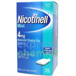 Nicotinell MINT Chewing Gum Strong 4mg 96 pieces Nicotinell MINT Chewing Gum Strong 4mg 96 pieces
