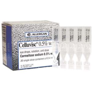 Celluvisc 0.5% w/v Eye Drops Single Dose Containers 30 Celluvisc 0.5% w/v Eye Drops Single Dose Containers 30