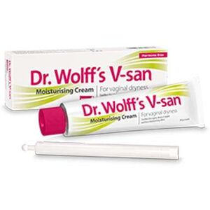 Vagisan Dr Wolffs V-san Moisturising Cream Hormone-free 50g Vagisan Dr Wolffs V-san Moisturising Cream Hormone-free 50g
