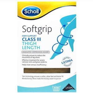 Scholl Softgrip Class 3 Thigh Length (O/T) Natural Large Scholl Softgrip Class 3 Thigh Length (O/T) Natural Large