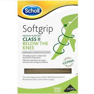 Scholl Softgrip Class 2 Knee Length Open Toe Natural XLarge Scholl Softgrip Class 2 Knee Length Open Toe Natural XLarge
