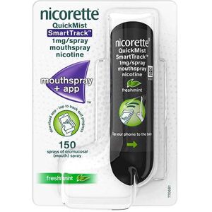 Nicorette - QuickMist SmartTrack 1mg - Freshmint - 150 - Mouthspray Nicorette - QuickMist SmartTrack 1mg - Freshmint - 150 - Mouthspray