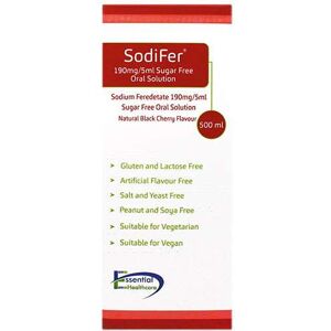 SodiFer 190mg-5ml Sugar Free Oral Solution 500ml SodiFer 190mg-5ml Sugar Free Oral Solution 500ml
