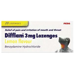 Difflam Lemon Lozenges - Sore Throat Relief Difflam Lemon Lozenges - Sore Throat Relief