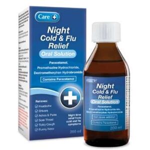 Care+ Night Cold & Flu Relief Oral Solution - Cold & Flu Relief Care+ Night Cold & Flu Relief Oral Solution - Cold & Flu Relief